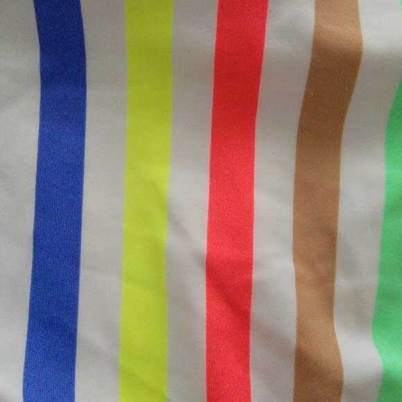 NWT NOBO Ruffle Side Striped Bikini Swim Bottom - Picture 3 of 9